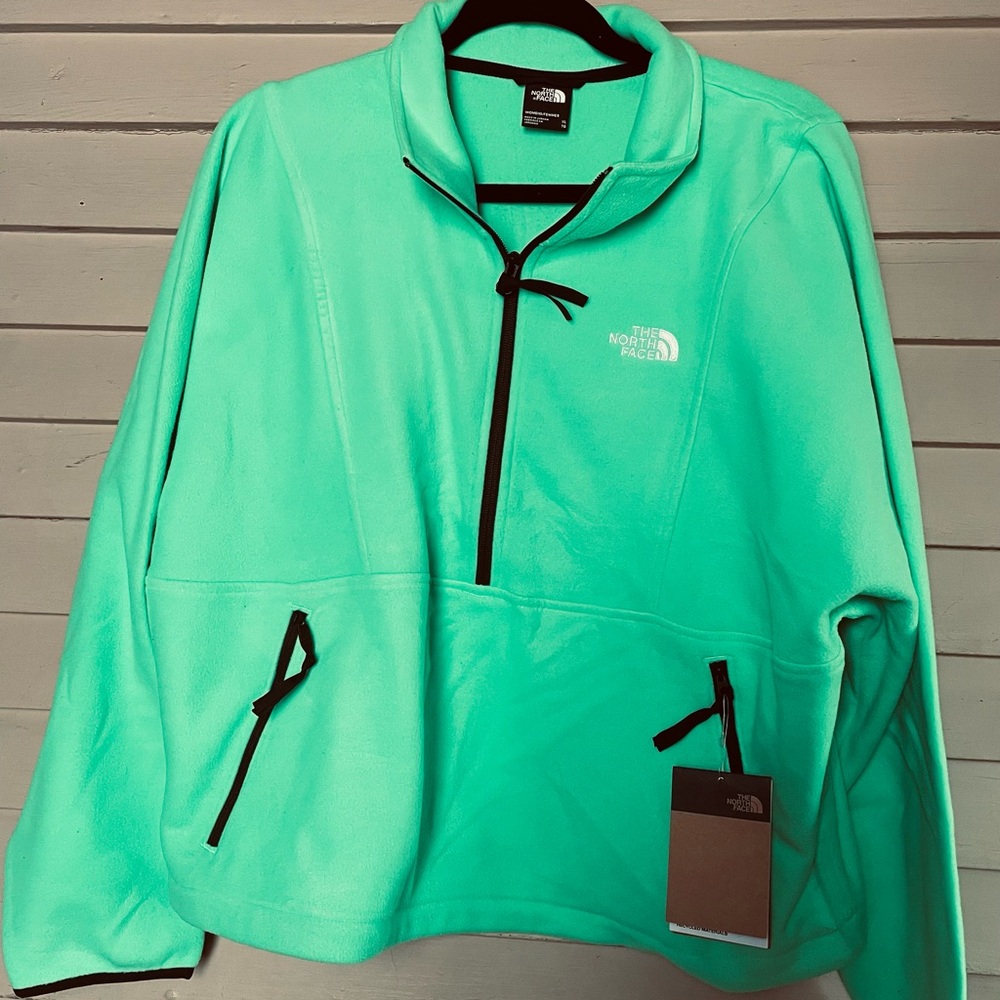 The North Face Green Fleece Pullover